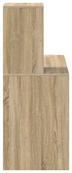 Asztal Sonoma tölgy Szerelt Fa 102 x 50 x 124 cm