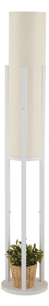 Opviq Floor Lamp White Circle Dor - White