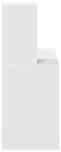 Fehér Íróasztal Fehér MDF Kompakt Dekoratív Betétek Íróasztal