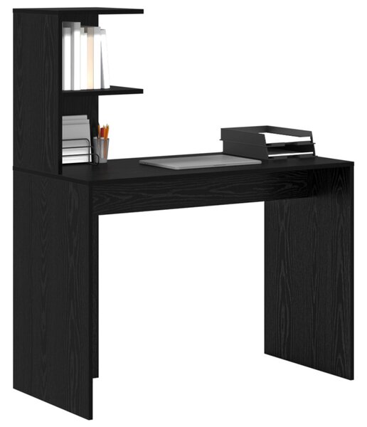 Asztal Fekete tölgy 102 x 50 x 124 cm Szerelt Fa