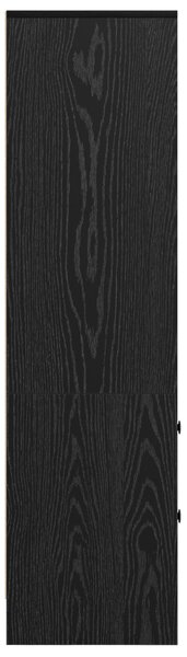 Magasfiú fiókkal Musta tammi 45.5 x 34 x 127 cm Faanyag