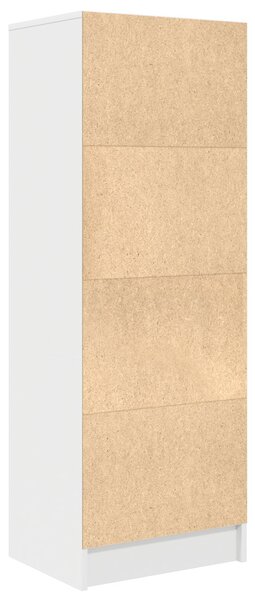 Magasfiú fiókkal Fehér 45.5 x 34 x 127 cm Faanyag