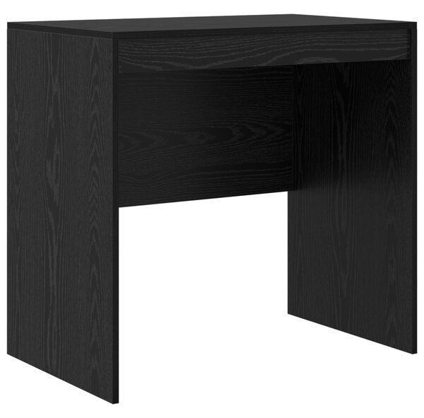 Íróasztal Fekete Tölgy 80x50x76 cm Mérnöki fa
