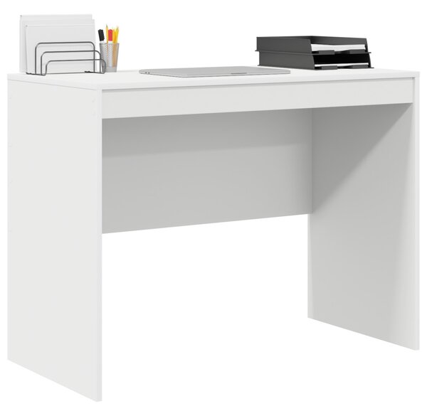 Íróasztal Fehér Forgácslap 100 x 50 x 76 cm Tárolás Íróasztal