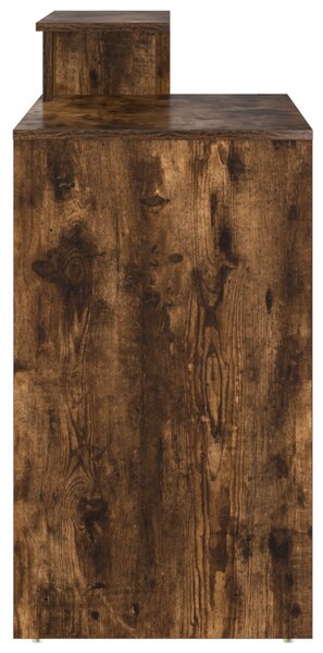 Tárolós íróasztal Füstölt tölgy 120.5x44x88.5 cm Szerelt Fa