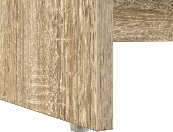 Íróasztal Tárolóval Sonoma tölgy 120,5x44x88,5 cm Szerelt fa