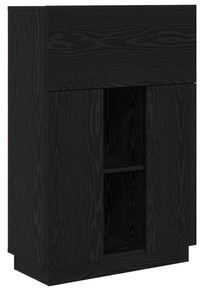 Asztal Fekete tölgy 71.5 x 31.5 x 106.5 cm Szerelt Fa