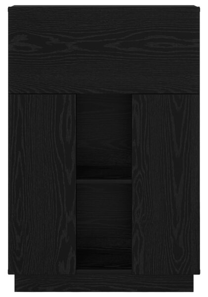 Asztal Fekete tölgy 71.5 x 31.5 x 106.5 cm Szerelt Fa