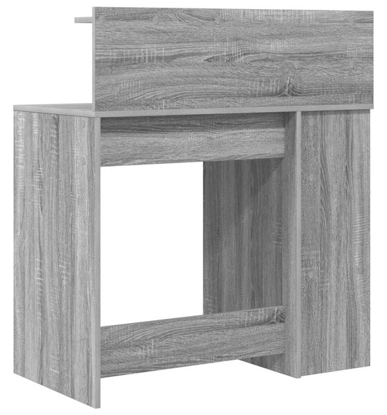 Tárolós asztal Szürke sonoma 90x48x101.5 cm Szerelt fa