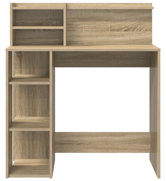 Tárolós íróasztal Sonoma tölgy 90x48x101.5 cm Mérnökfa