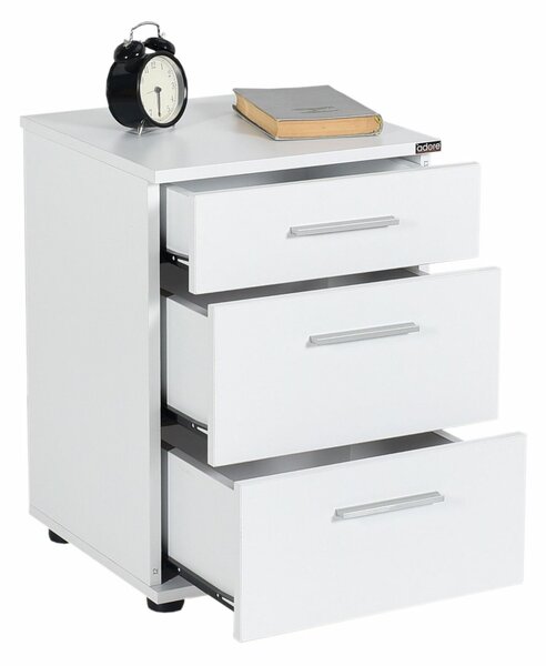 Hanah Home éjjeliszekrény fehér Kmd-530-Bb-1