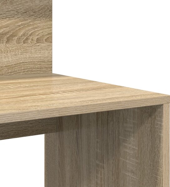 Tárolós íróasztal Sonoma tölgy 90x48x101.5 cm Mérnökfa