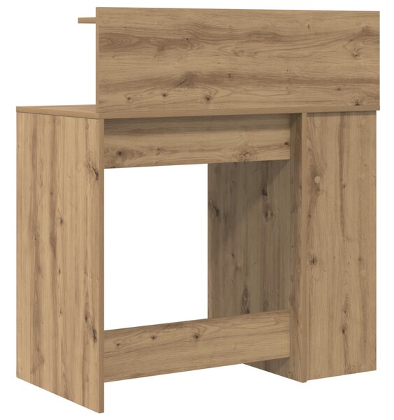 Íróasztal Tárolóval Artisan Tölgy 90x48x101.5 cm Szerelt fa