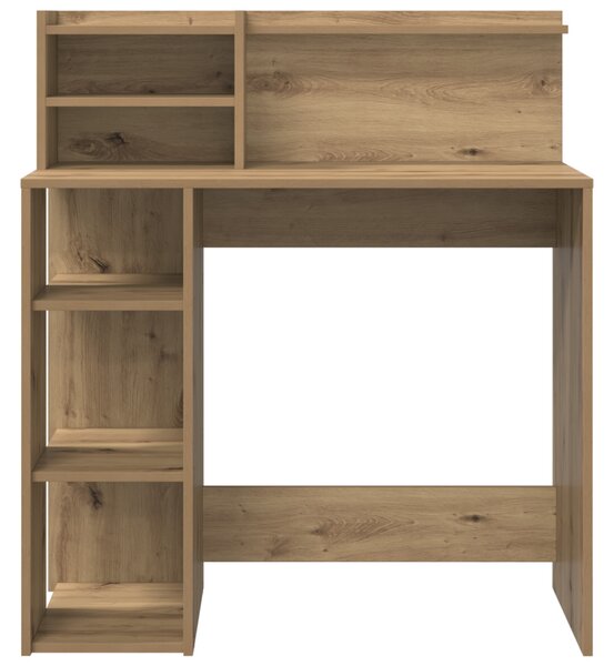 Íróasztal Tárolóval Artisan Tölgy 90x48x101.5 cm Szerelt fa