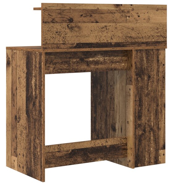 Tárolós Íróasztal Régi Fa 90x48x101.5 cm Mérnöki fa