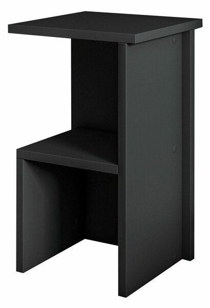 Hanah Home Nightstand Anthracite Roisin - Anthracite