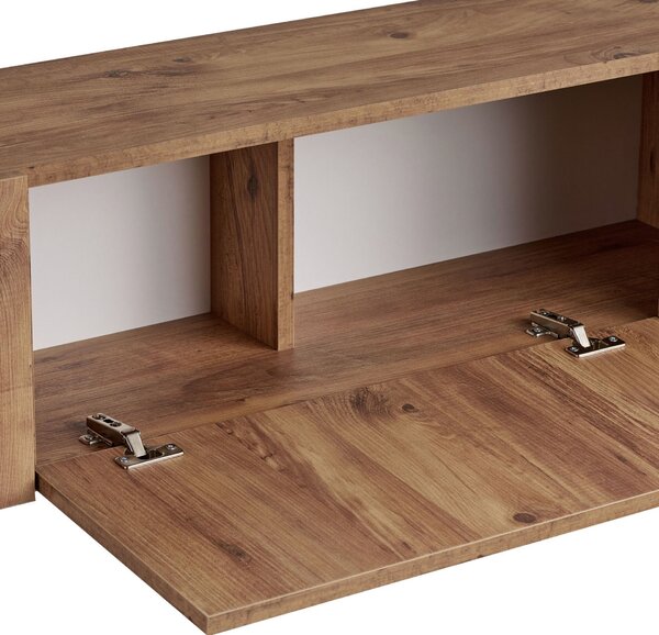 Hanah Home TV állvány Atlantic Pine Black Nexus - Atlantic Pine, Fekete