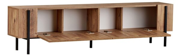 Hanah Home TV állvány Atlantic Pine Black Nexus - Atlantic Pine, Fekete