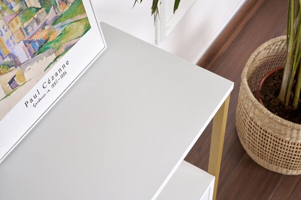 Hanah Home Console White Gold Solace - fehér, arany