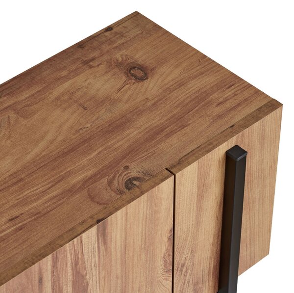 Hanah Home TV állvány Atlantic Pine Black Nexus - Atlantic Pine, Fekete