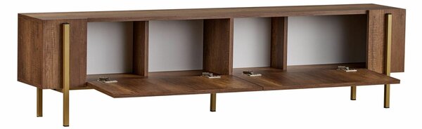 Hanah Home TV állvány Barokk diófa arany Nexus - Barokk diófa, arany