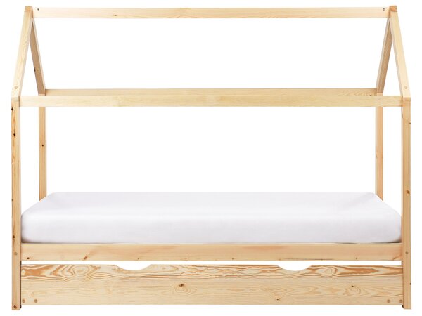 Kihúzható gyerekágy Fenyő CRILLON 90 x 200 cm Világosbarna