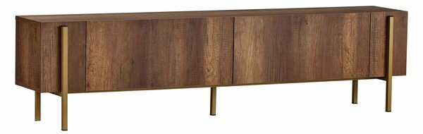 Hanah Home TV állvány Barokk diófa arany Nexus - Barokk diófa, arany
