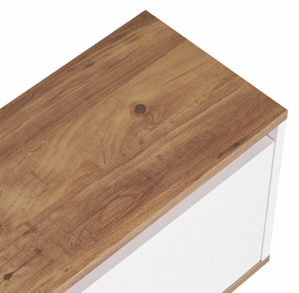 Hanah Home TV állvány Atlantic Pine White Sentinel - Atlantic Pine, White