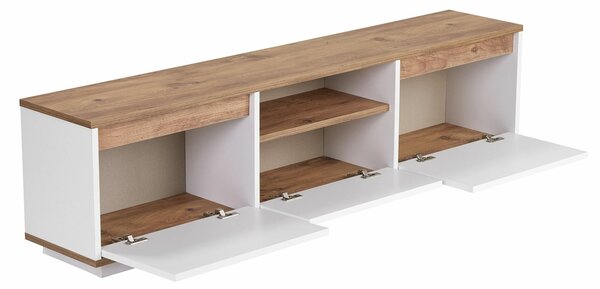Hanah Home TV állvány Atlantic Pine White Sentinel - Atlantic Pine, White