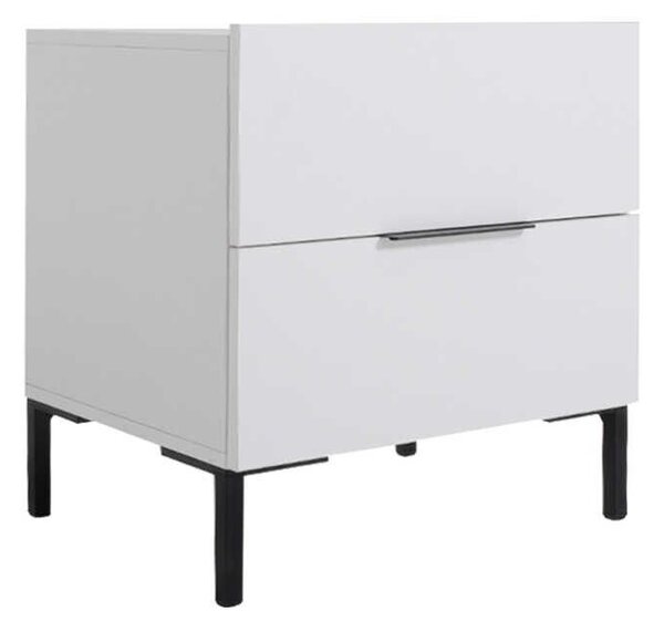 Hanah Home éjjeliszekrény, fehér, Kmd-1720-Dd-1