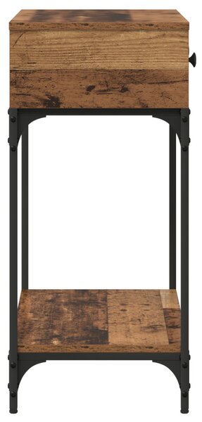 Konzol asztal Régi fa 75x34.5x75 cm Műszaki fa