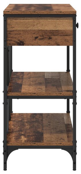 Konzolasztal Régi fa 100x34.5x75 cm Mérnöki fa