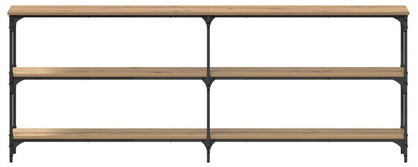 Konzol asztal Kézműves tölgy 200x29x75 cm Mérnökfa