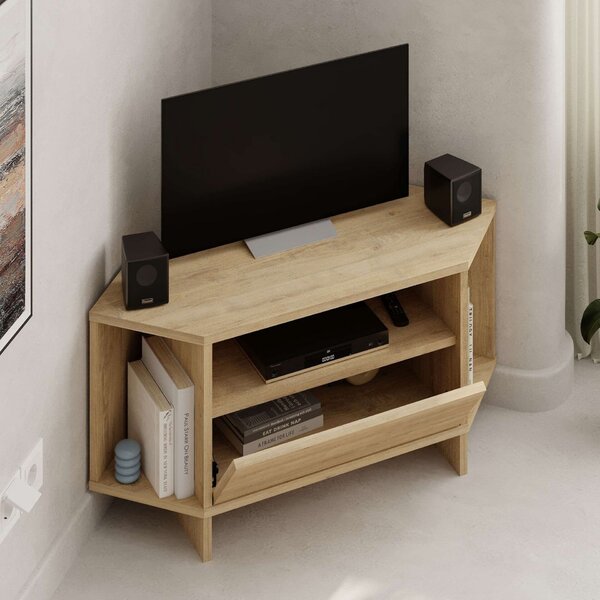 Hanah Home TV Stand Sapphire Oak Viva - Sapphire Oak