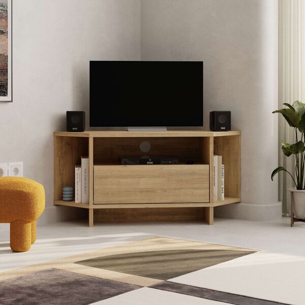 Hanah Home TV Stand Sapphire Oak Viva - Sapphire Oak