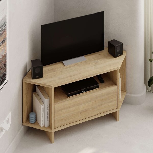 Hanah Home TV Stand Sapphire Oak Viva - Sapphire Oak