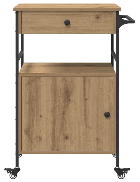 Konyhai Kocsi Artisan tölgy 56x43x89.5 cm
