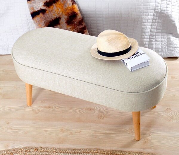 Atelier Del Sofa Puff Lednok krém - Krém