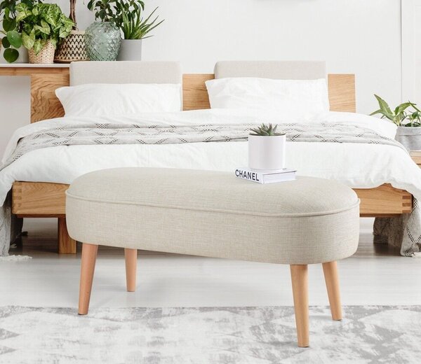 Atelier Del Sofa Puff Lednok krém - Krém