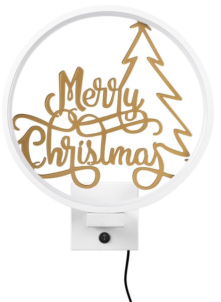 Opviq Fali lámpa fehér arany XMAS26