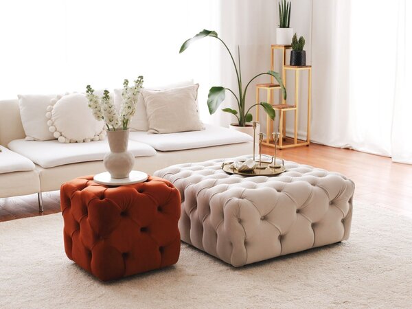 Atelier Del Sofa Puff Cinnamon Kup Chester - Fahéj