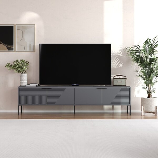 Hanah Home TV Stand Anthracite Dore - Anthracite