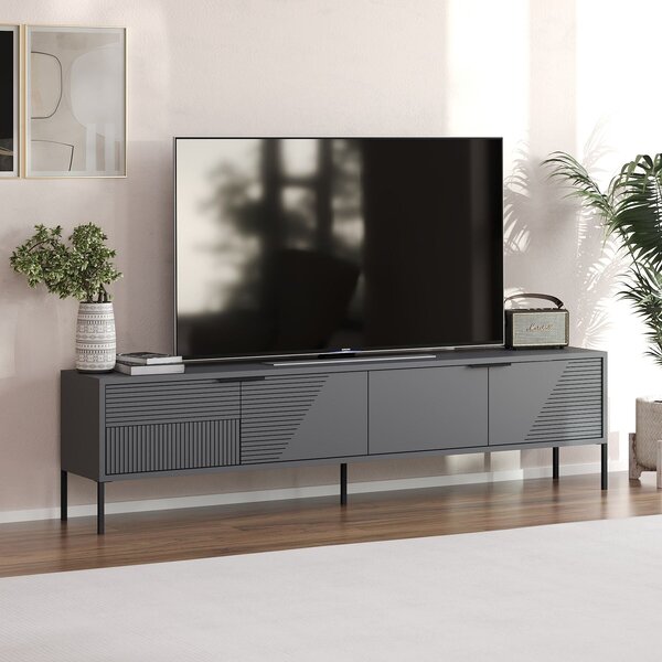 Hanah Home TV Stand Anthracite Dore - Anthracite