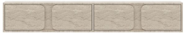 Hanah Home TV Stand Travertine Helen - Travertine