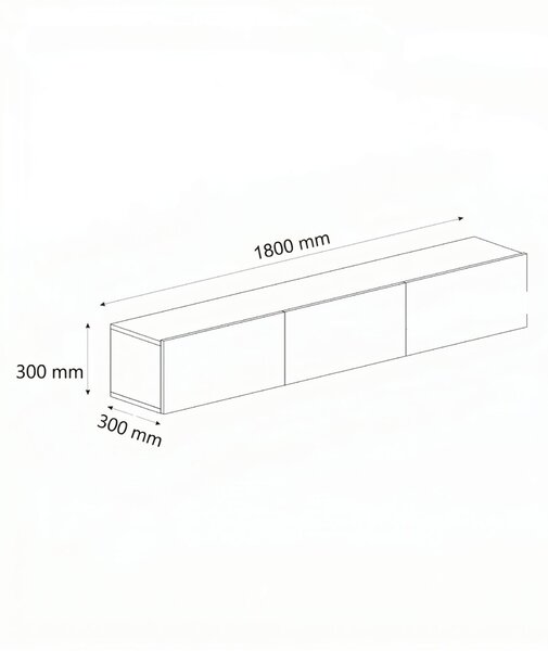 Hanah Home TV Stand Travertine Helen - Travertine