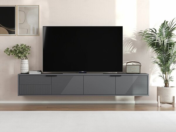 Hanah Home TV Stand Anthracite Parla - Anthracite