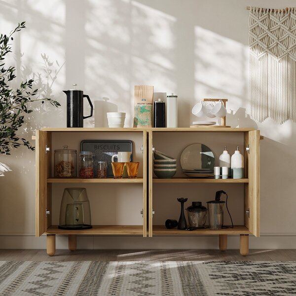 Hanah Home Console Sapphire Oak Venedik - Sapphire Oak