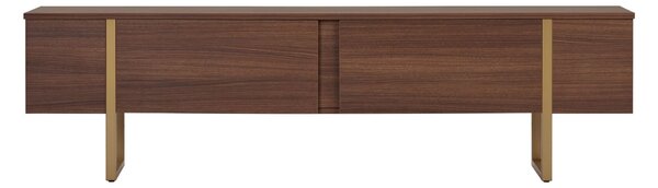 Hanah Home TV Stand Milano Walnut Gold Onera - Milano Walnut, Gold