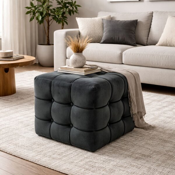 Atelier Del Sofa Lizbon puff, szürke