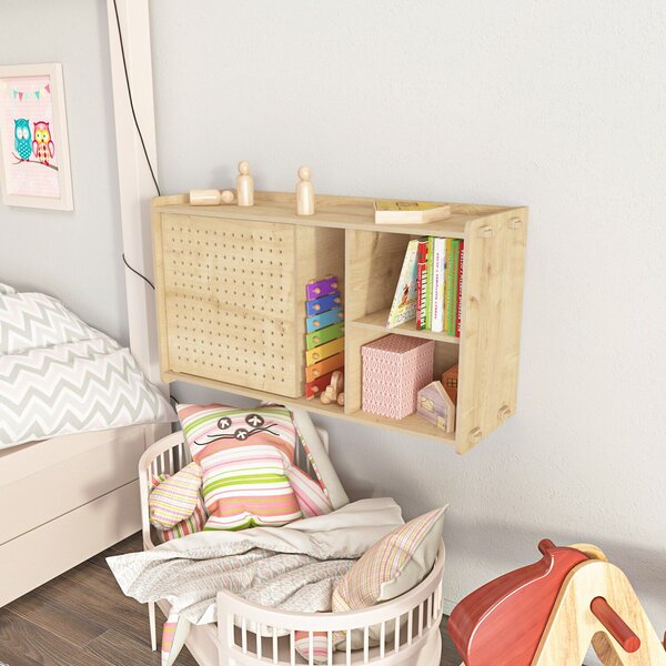 Hanah Home Fali polc Oak Fore - Tölgy